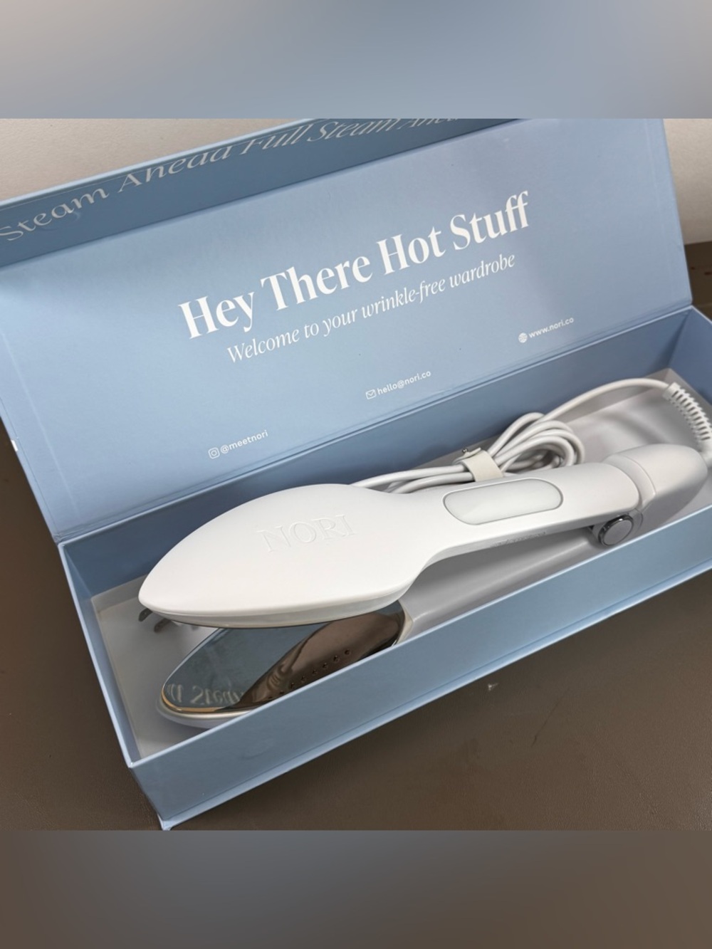 NORI Clothing Steamer Iron - Open Box